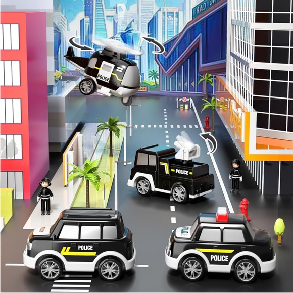 Doloowee Police Truck Toys set..(NWT) - Picture 4 of 6